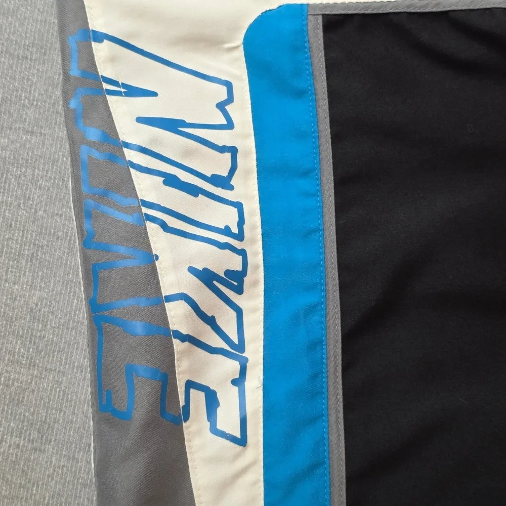 Lot of 2 Men's Board Shorts Swim Trunks Medium Nike ZeroXposur Black Blue Surf